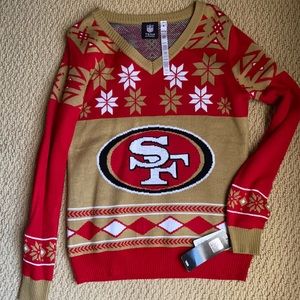 San Francisco Niners 49ers sweater- new with tags